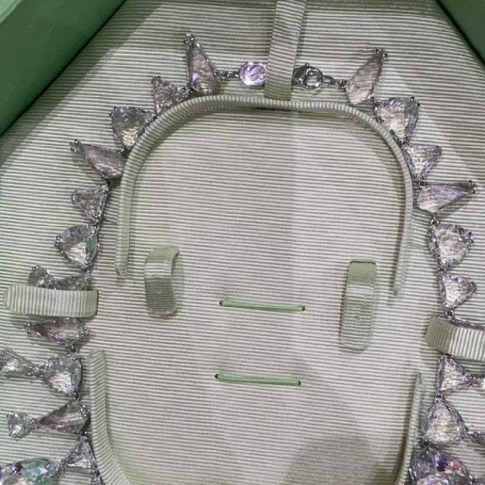 Swarovski Ariana Grande Statement Crystal Necklace discontinued $2500. Last one - Picture 7 of 17